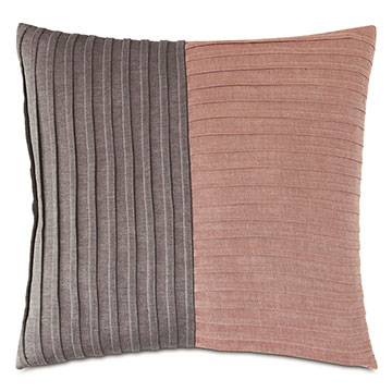 FOSSIL PLEATED DECORATIVE PILLOW