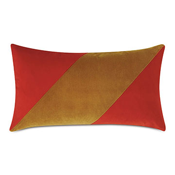 MACKAY COLOR BLOCK DECORATIVE PILLOW