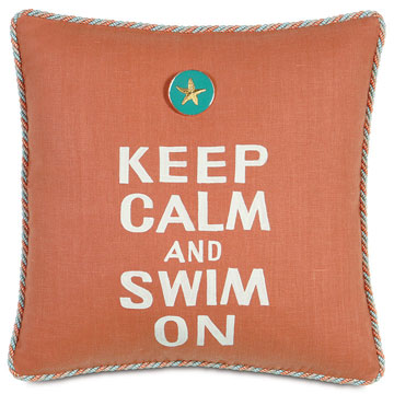 BREEZE TANGERINE HAND-PAINTED