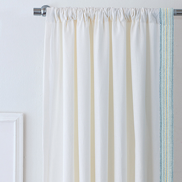 BREEZE SHELL CURTAIN PANEL (LEFT)