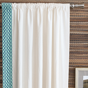BALDWIN WHITE CURTAIN PANEL (R)
