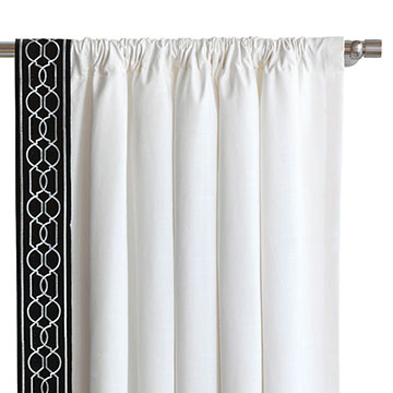 BALDWIN WHITE CURTAIN PANEL (R)