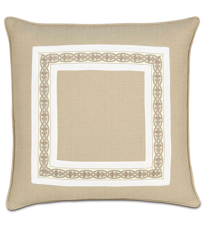  27X27 VIVO BISQUE W/BORDER