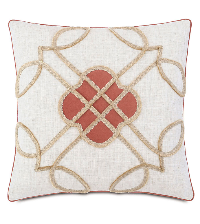 { 20X20 LEDGER WHITE W/MINI BRUSH FRINGE