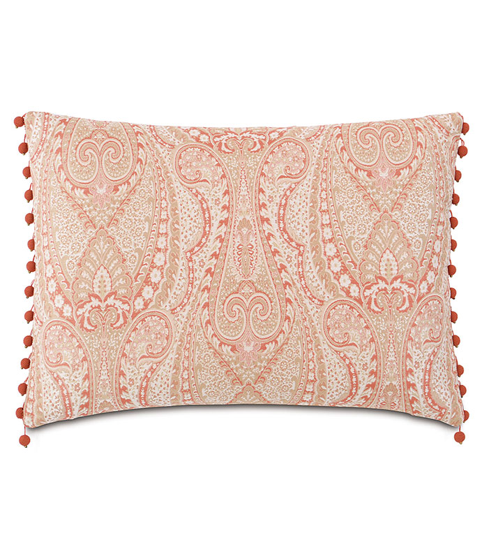 { 16X22 RENA CARNATION W/BEADED TRIM