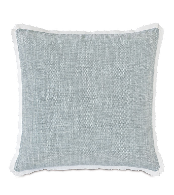  24X24 AMBERLYNN PICOT TRIM DECRATIVE PILLOW