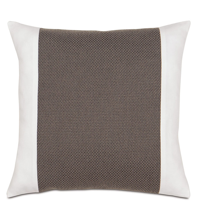S˹ 18X18 CROSBY CHARCOAL INSERT PILLOW