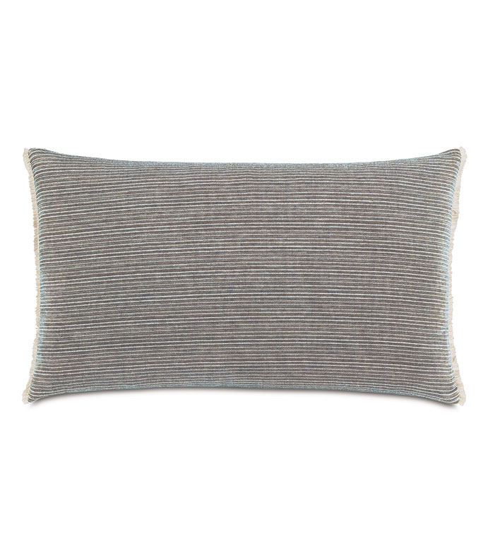 A 13X22 JOAQUIN HERRINGBONE DECORATIVE PILLOW