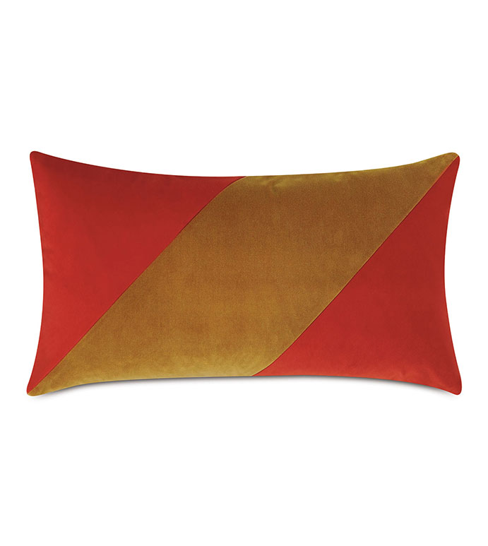 ~P 15X26 MACKAY COLOR BLOCK DECORATIVE PILLOW