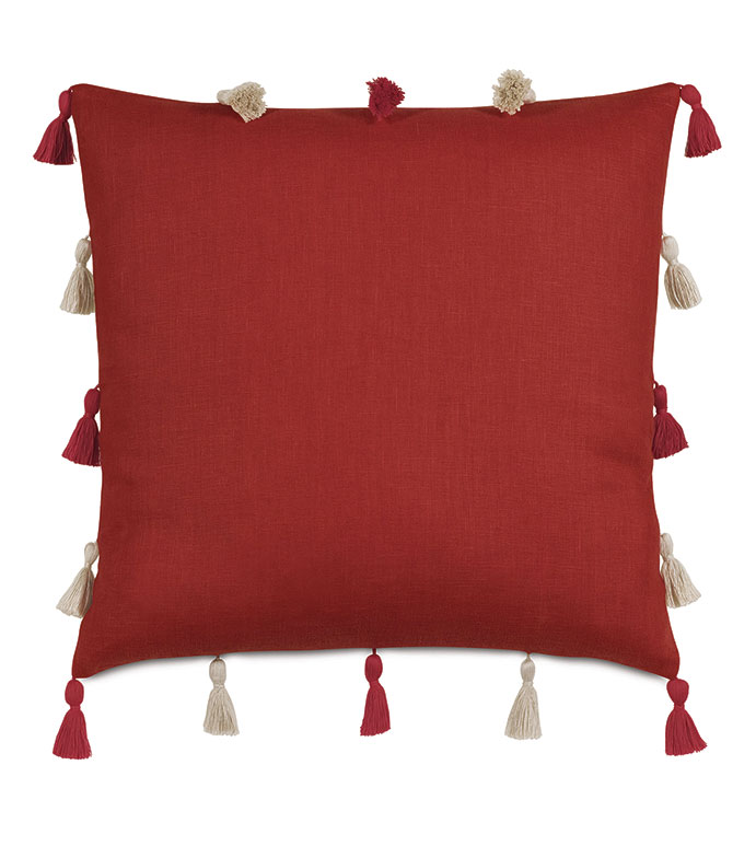 A 22X22 JOAQUIN REVERSIBLE DECORATIVE PILLOW
