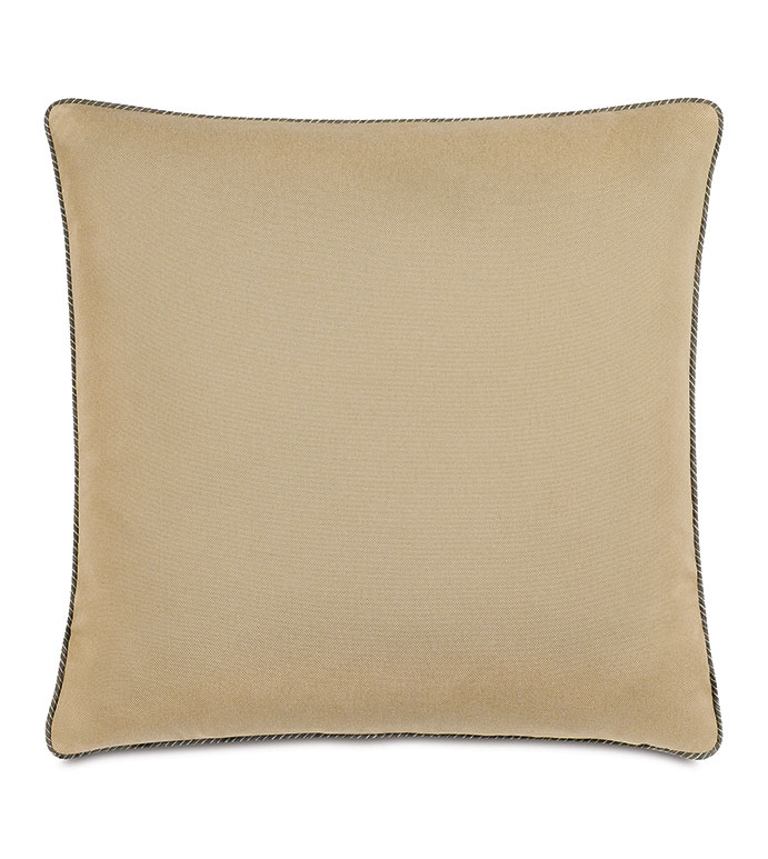 A 24X24 JOAQUIN HERRINGBONE WELT DECORATIVE PILLOW