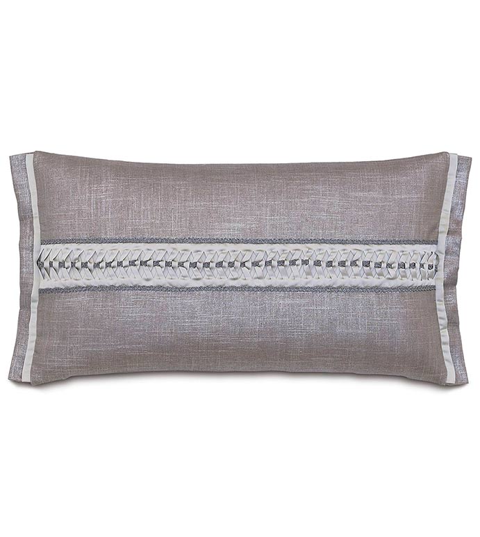 ~ 15X26 REFLECTION TAUPE BOLSTER