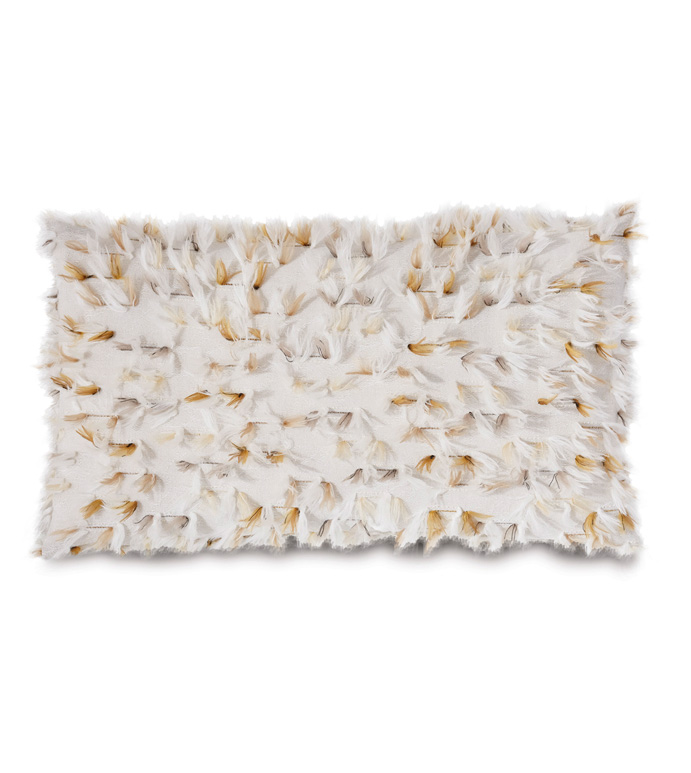  15X26 SPROUSE FEATHERY DECORATIVE PILLOW