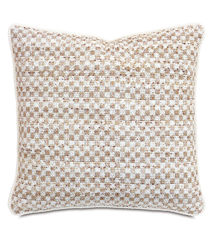 P 22X22 CASA GUAVA CHENILLE DECORATIVE PILLOW