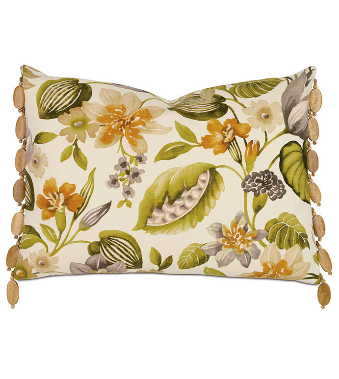 ���� 16X22 STELLING PALM W/BEADED TRIM