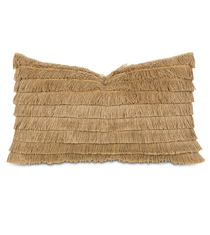 ` 13X22 BALDWIN WHITE W/BRUSH FRINGE