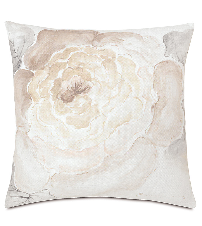 ���Ͻz 18X18 BALDWIN WHITE HAND-PAINTED