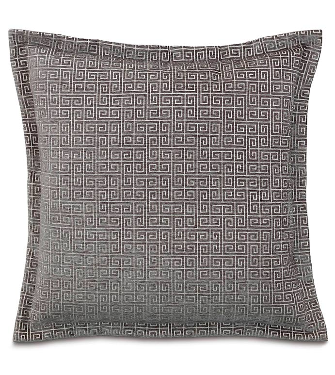 ~ 27X27 MURANO TAUPE EURO SHAM