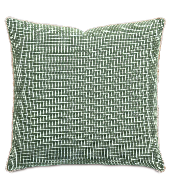 P 27X27 CASA GUAVA CROSSHATCH EURO SHAM