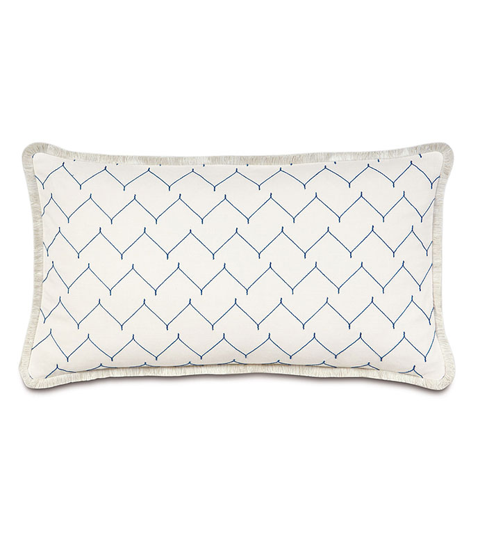 Wƥ 21X37 ZOLAH INDIGO KING SHAM