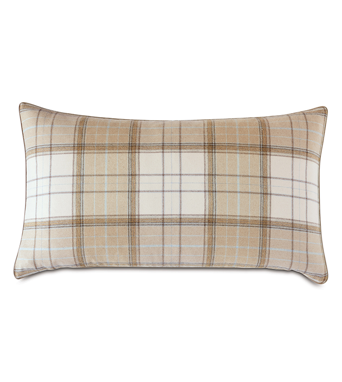 W 21X37 ALDRICH PLAID KING SHAM