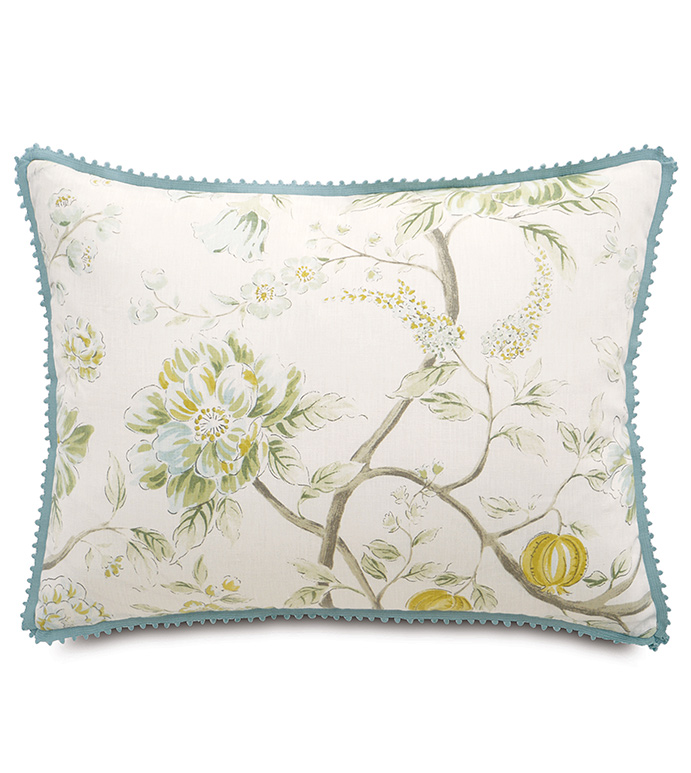 m 20X27 MAGNOLIA MINT STANDARD SHAM