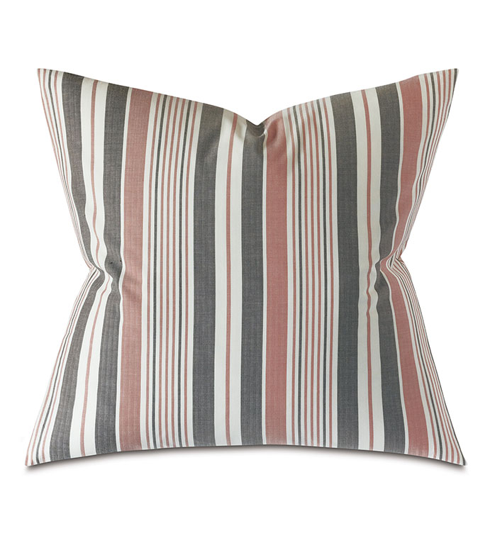 栖R 24X24 CHILMARK STRIPED DECORATIVE PILLOW
