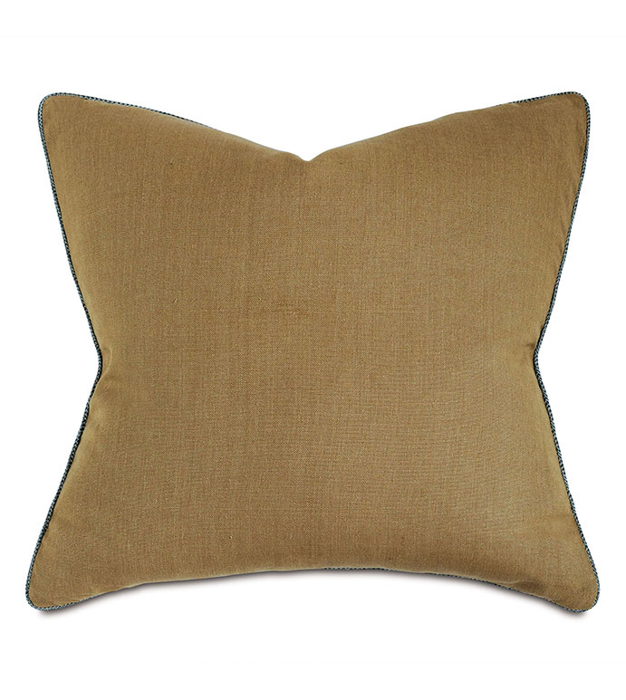 g 27X27 TRILLIUM SOLID EURO SHAM IN GOLD