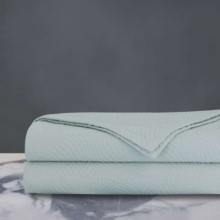Mint Punch Coverlet  w