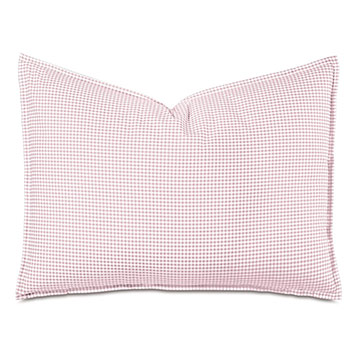 ����-����ɫ 20X27 MALAYA GINGHAM STANDARD SHAM IN PETAL