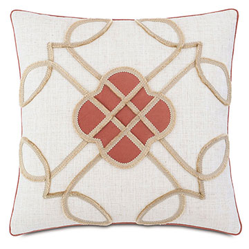 { 20X20 LEDGER WHITE W/MINI BRUSH FRINGE