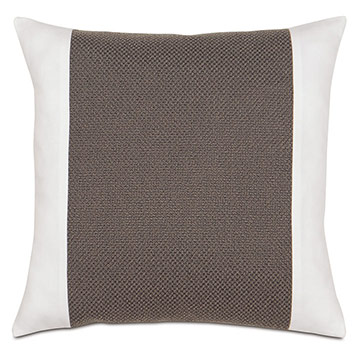 S˹ 18X18 CROSBY CHARCOAL INSERT PILLOW