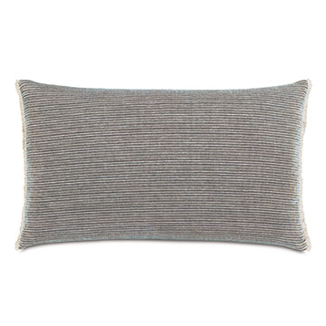 A 13X22 JOAQUIN HERRINGBONE DECORATIVE PILLOW