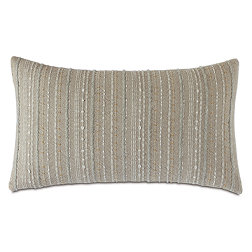 W 13X22 ALDRICH TEXTURED DECORATIVE PILLOW