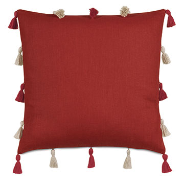 A 22X22 JOAQUIN REVERSIBLE DECORATIVE PILLOW