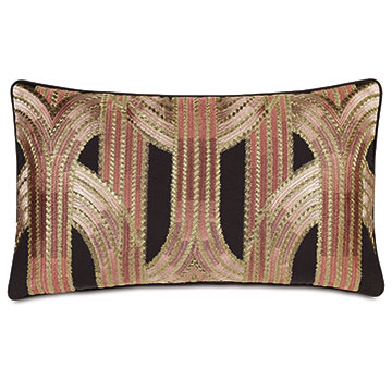  13X22 ARWEN EMBROIDERED DECORATIVE PILLOW