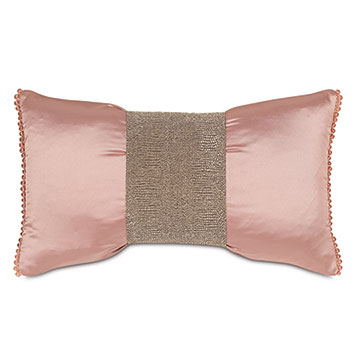  13X22 ARWEN BOW DECORATIVE PILLOW