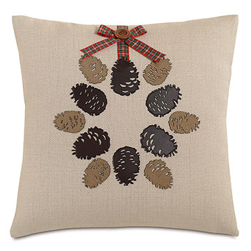 ����ʥ�Q 18X18 PINECONE WREATH