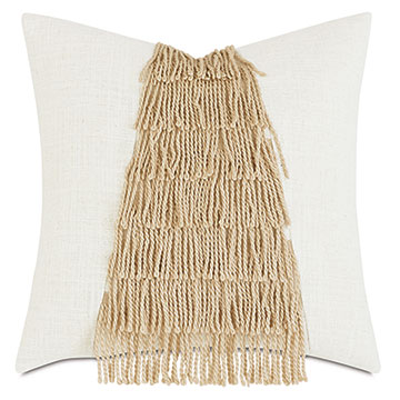  20X20 CABO BULLION FRINGE DECORATIVE PILLOW