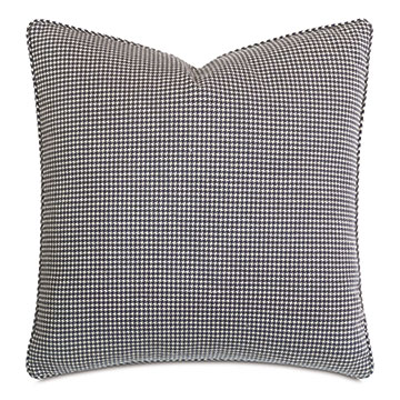 ��÷�� 22X22 CARMEL HOUNDSTOOTH DECORATIVE PILLOW