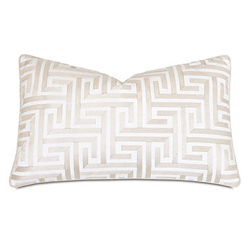 �K����˹ 13X22 SUSSEX GREEK KEY DECORATIVE PILLOW