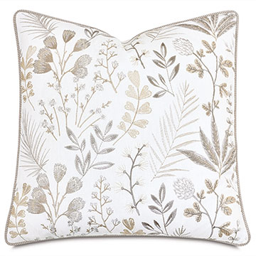 �K����˹ 22X22 SUSSEX EMBROIDERED DECORATIVE PILLOW