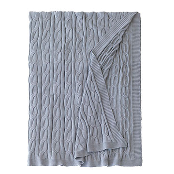 ����¡ 88X88 AVALON SLATE BED THROW