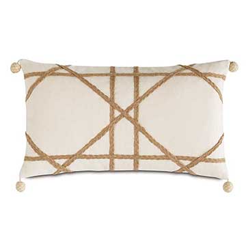 T 13X22 ADLER NATURAL W/GIMP