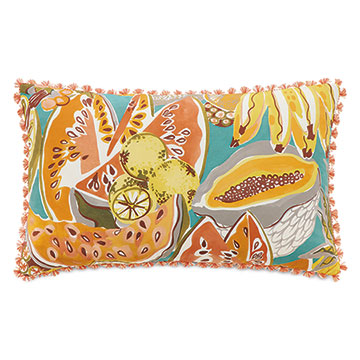 ؐz 13X22 BELIZE TROPICAL DECORATIVE PILLOW