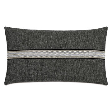 Z 15X26 ENOCH TEXTURED BORDER DECORATIVE PILLOW