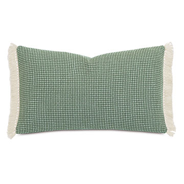 P 13X22 CASA GUAVA CROSSHATCH DECORATIVE PILLOW
