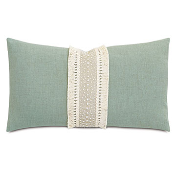 P 15X26 CASA GUAVA EMBROIDERED DECORATIVE PILLOW