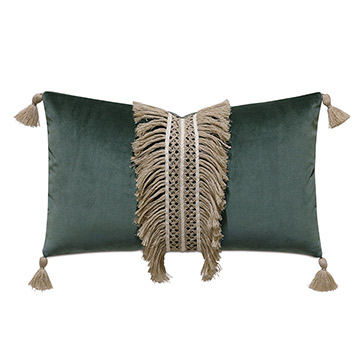  13X22 MINT PUNCH DECORATIVE PILLOW