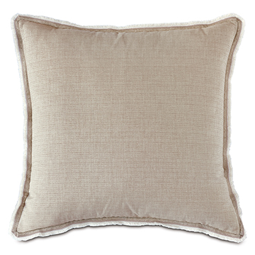 W 27X27 ALDRICH BRUSH FRINGE EURO SHAM